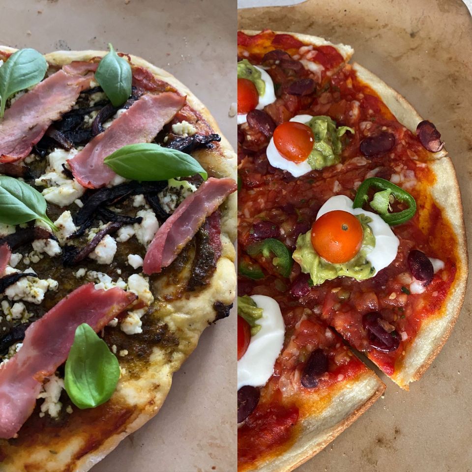 Quick Sourdough Pizza Dough